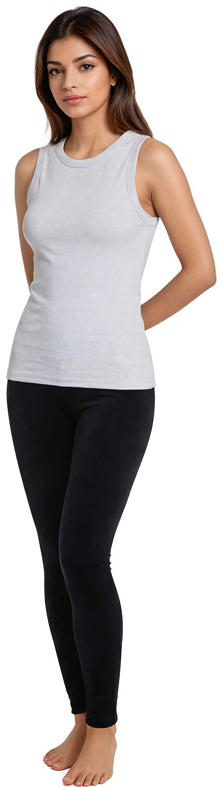 Samt Leggings bi-elestisch