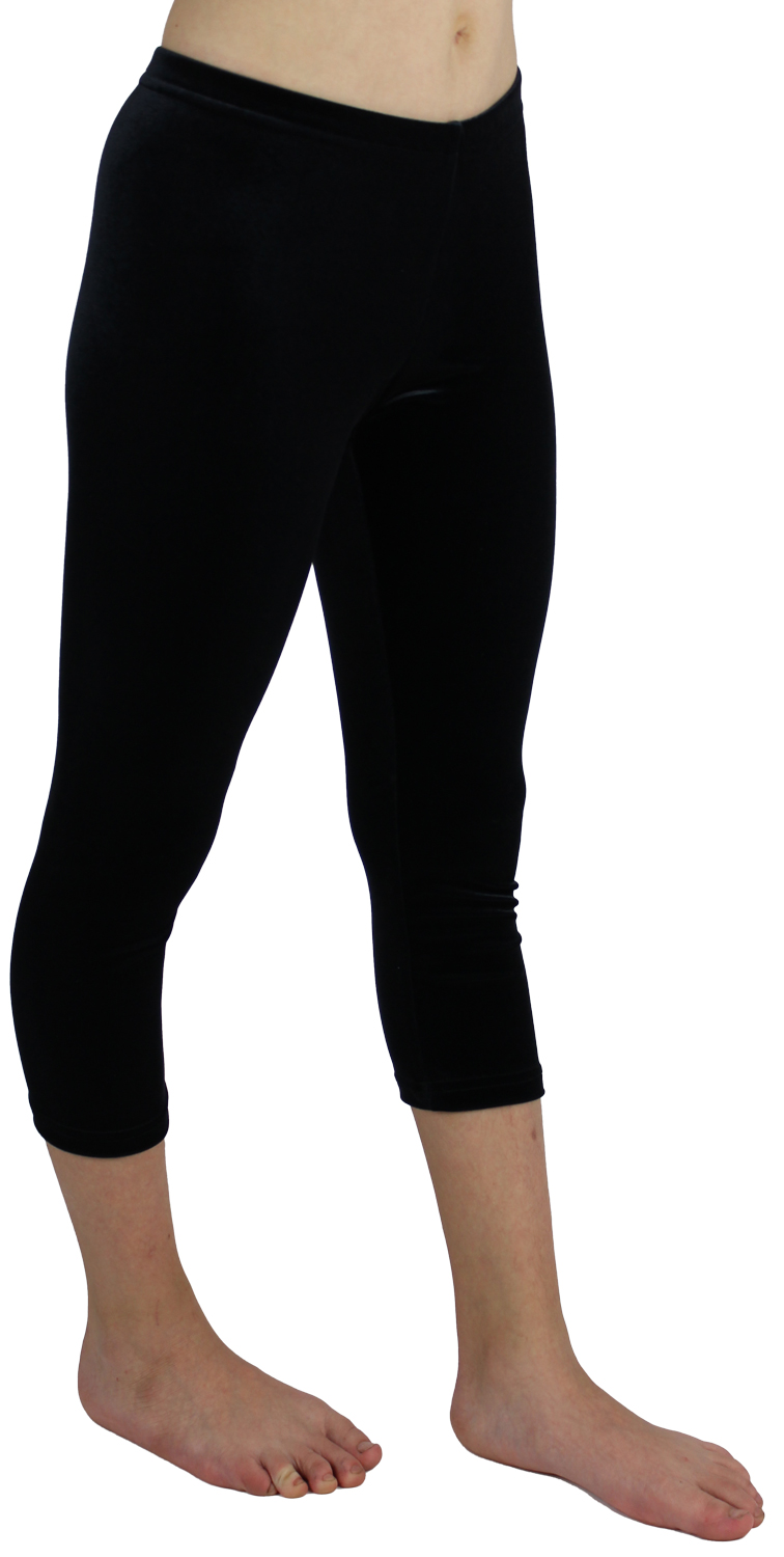 Samt Leggings bi-elestisch