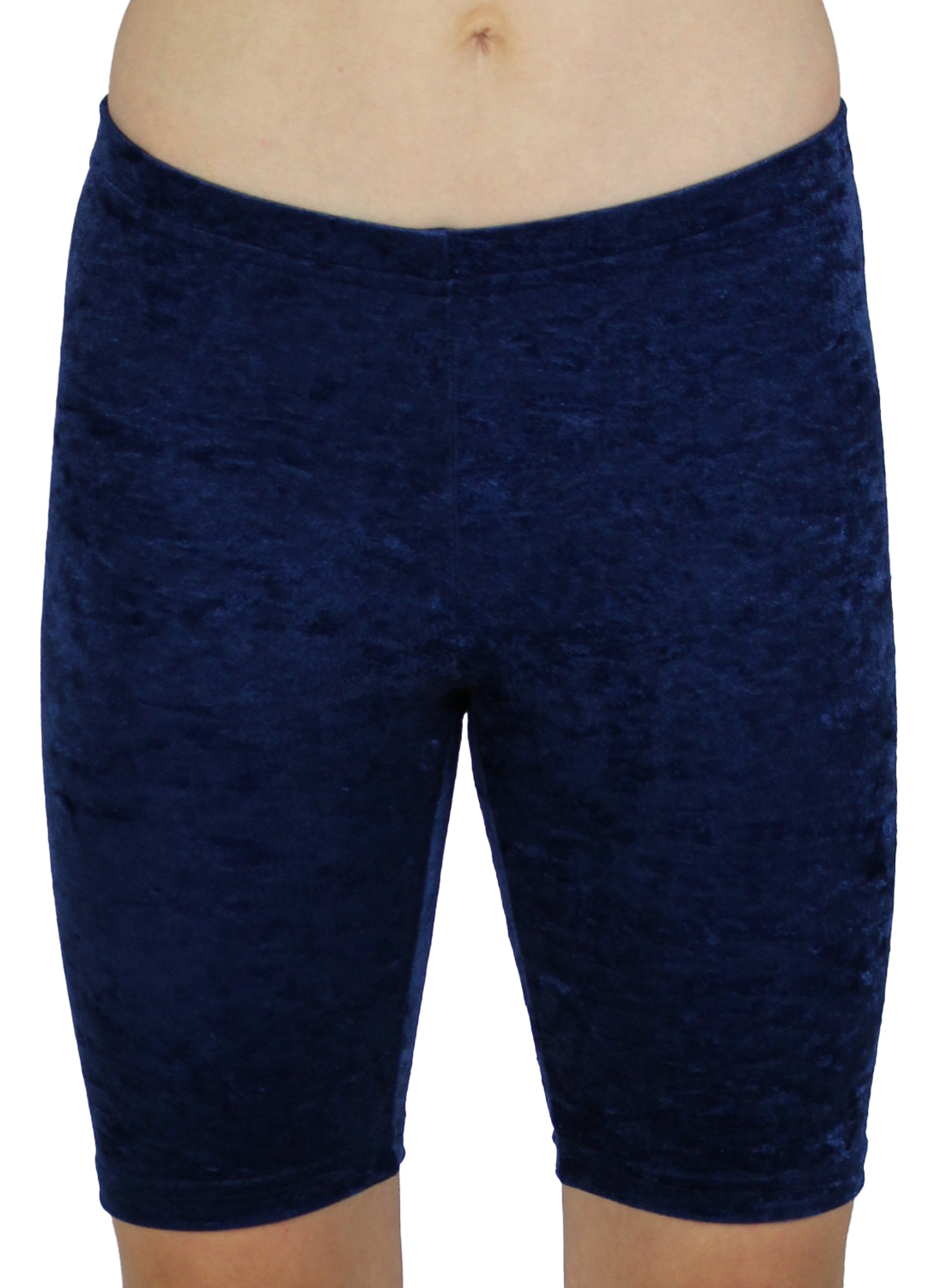 1/2 Leggings aus bi-elestischen Crash-Samt