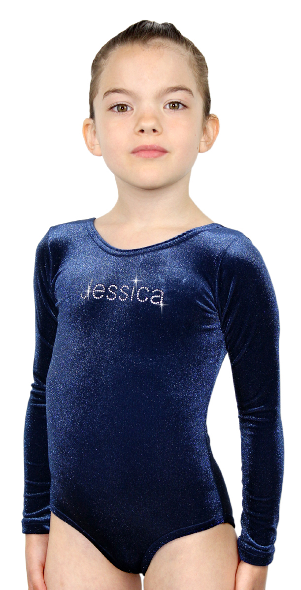 Lycra-Turnanzug Body mit Namen aus Strass – GymStern - 0191b26f525f700cbe6b5ac88e13a7be