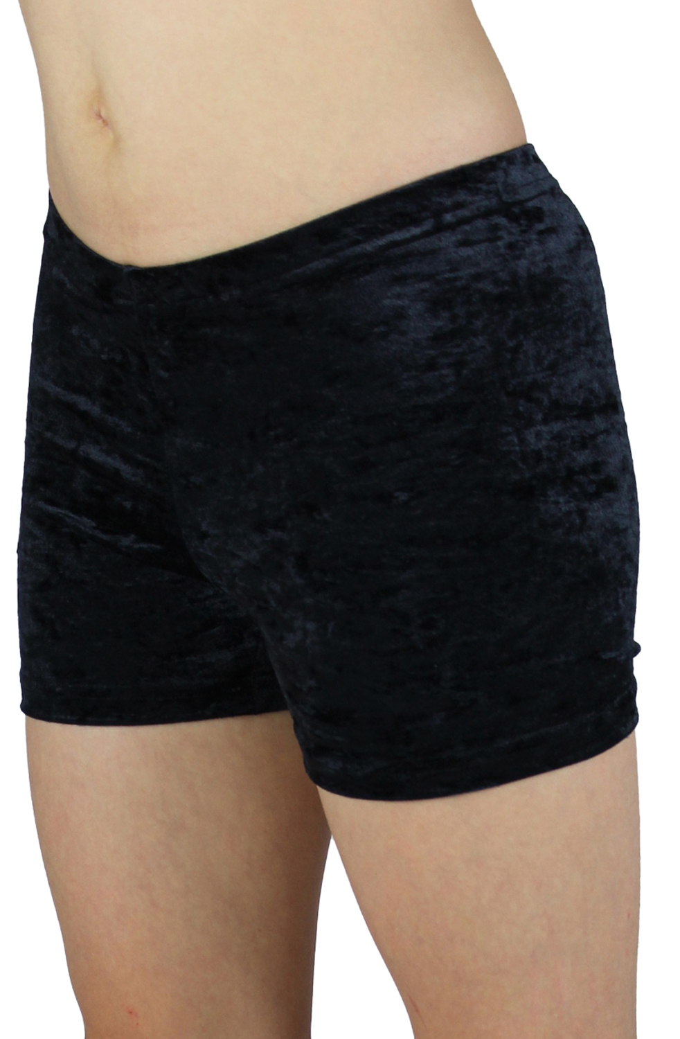 Crash-Samt Hipster, Hot-Pant bi-elestisch